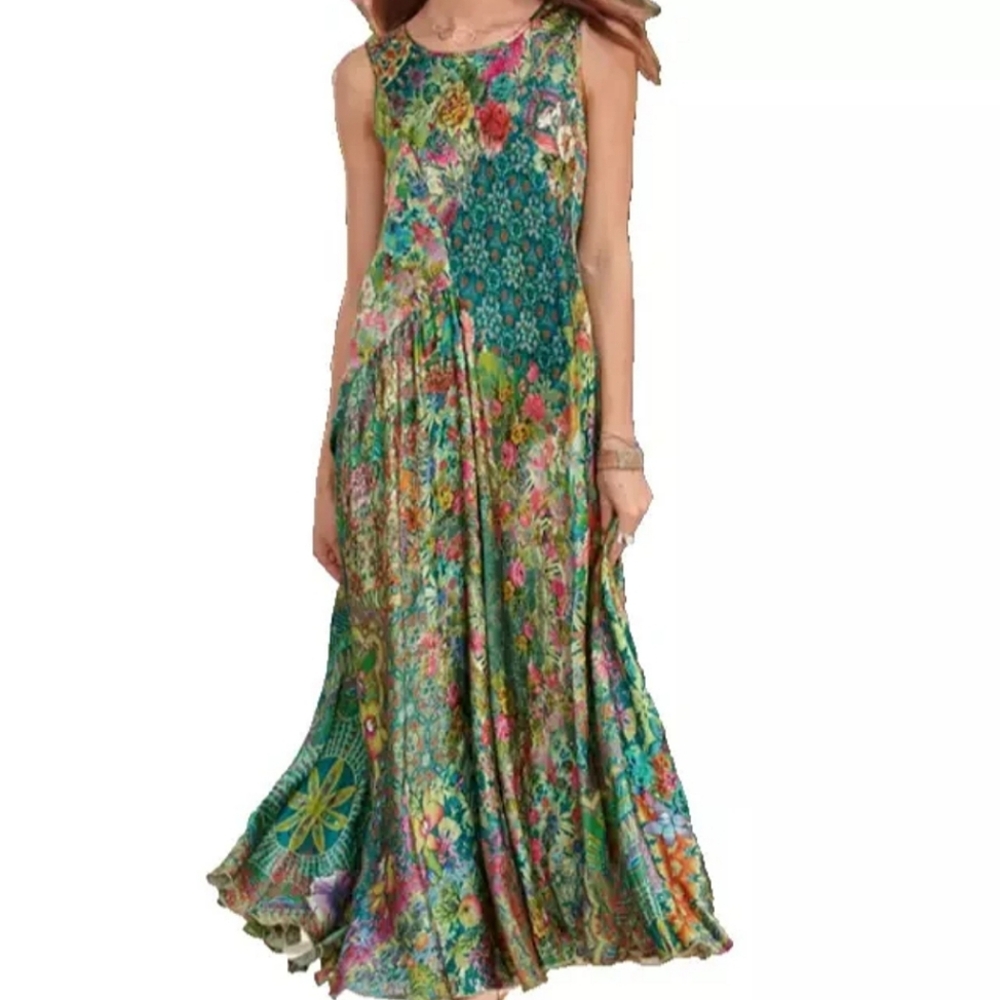 Johnny Was Nefeli Maxi Dress-Large, NWT